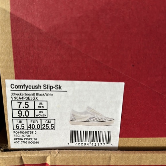 Vans comfy Cush slip on with transparent old skool - Picture 11 of 11